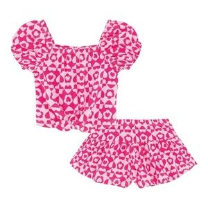 NWT-KIDS HEADQUARTERS-TOP ABD SKIRT SET -SIZE 3T
